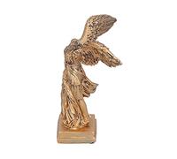 Yosoo Figurine en Résine, Sculpture en Résine Innovante avec Coussin Antidérapant, Décoration de la Maison, Bureau, Salon, Ornement (BS1058 Petite Couleur cuivre)