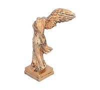 Yosoo Figurine en Résine, Sculpture en Résine Innovante avec Coussin Antidérapant, Décoration de la Maison, Bureau, Salon, Ornement (BS1056 Couleur cuivre Moyen)