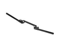 Yosoo Guidon de Moto, Métal, Guidon de Moto Réglable avec Position Optimale du Poignet pour VTT, Scooters et Tramways (BLACK)