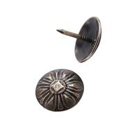 Yosoo Health Gear 100pcs Tapisserie D'ameublement Clous, Bronze Métal Sellerie Punaises Broches Vintage Meubles Décoratifs Punaises Antique Pouce Tack Push Goujons Broches pour (Vert 16 * 15mm)