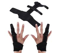 Yosoo Health Gear Attelle de Doigt Réglable, Support pour Articulations des Doigts, Main Gauche ou Droite, Traitement Doigt Maillet