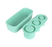 Yosoo Health Gear Bac à Glaçons en Silicone, Machine à Glaçons à Dégagement Facile avec Couvercle, Grand Moule Cylindrique Creux pour Tasses de 30 Oz à 40 Oz, Conception Résistante aux Déversements