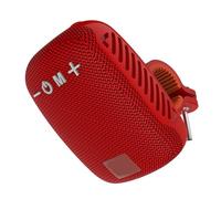 Yosoo Health Gear Bleetooth en Haut-Parleur sans Fil, Haut-Parleur Stéréo de Guidon à Vélo Extérieur Portable avec Radio FM, Couple Double, Support de Carte Mémoire, pour la Randonnée à Vélo (Rouge)