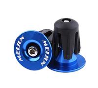 Yosoo Health Gear Bouchons d'extrémité de Barre de vélo, poignées de Guidon de vélo, Bouchons d'extrémité de Capuchon de Guidon en Aluminium, Embouts de Guidon BMX de vélo de Route VTT(Bleu)