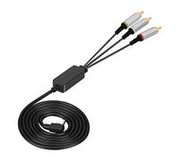Yosoo Health Gear Câble AV vidéo Compatible 2000 3000 | Remplace l'ancien câble perdu ou endommagé, Connecteur 3,5 mm mâle vers femelle, Câble Vidéo pour Console de Jeu TV HD