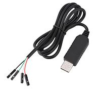 Yosoo Health Gear Câble Convertisseur USB vers RS232 TTL, PL2303HX, Adaptateur Série pour Téléchargement STC