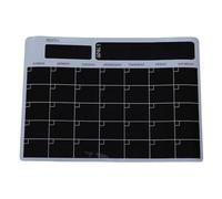 Yosoo Health Gear Calendrier de Réfrigérateur Effaçable à Sec Magnétique, Calendrier de Réfrigérateur Effaçable à Sec Réutilisable en PET A3 Base Noire, Facile à Nettoyer, Planificateur Mensuel à
