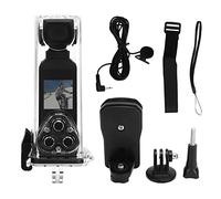Yosoo Health Gear Caméra d'action, 4K HD, 16MP, WiFi, étanche 30M, Clip Rotatif à 270°, Micro, Support pour Casque/vélo/Perche à Selfie, Petite Caméra de Poche Portable pour Les Sports de Plein