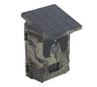 Yosoo Health Gear Caméra Solaire de Suivi des Sentiers, 4K 50MP, Activée par Le Mouvement, Vision Nocturne, pour la Surveillance de la Faune