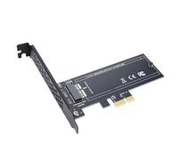 Yosoo Health Gear Carte Adaptateur PCI-E 1X PCB SSD vers Adaptateur M.2 Key-M PCI-E 4.0 12 Plus 16 Broches Plug and Play pour Pro 2013 à 2017 Utilisateurs sous 10 11
