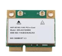 Yosoo Health Gear Carte Réseau sans Fil, Adaptateur WiFi Bluetooth, 5374M WiFi 6E 5G Triple Bande Gigabit 6GHz PCB WiFi avec Mini PCIE Port Carte PC pour Ordinateur Portable