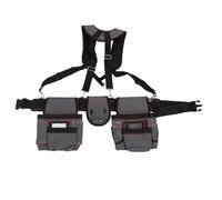 Yosoo Health Gear Ceinture à Outils Réglable avec Suspense, 600D Belon Utilitaire de Construction Oxford avec Plusieurs Poches pour Charpentier électricien