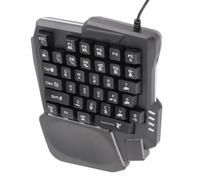 Yosoo Health Gear Clavier de Jeu à Une Main à 35 Touches avec Large Repose-Poignets et Rétroéclairage 3 Couleurs pour Les Jeux sur Ordinateur et Mobile