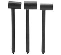 Yosoo Health Gear Clés de Réglage pour Manche de Guitare, 3 Pièces 6,35/7/8 mm, Outil d'ajustement Noir
