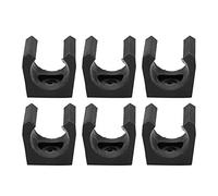 Yosoo Health Gear Clips de Stockage de Canne à pêche, Clip de Support de Queue de Billard de Billard 6pcs pour Support Mural, Accessoire de Support d'organisateur de Tige