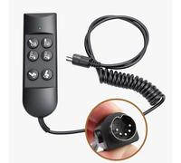 Yosoo Health Gear Contrôleur de Fauteuil Inclinable Électrique 6 Boutons 5 PIN, Interrupteur Manuel de Fauteuil Inclinable, Électrique Chaise Inclinable Télécommande pour Canapé Électrique