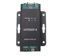Yosoo Health Gear Convertisseur Ethernet RS232 vers RJ45 Module Série vers Ethernet en Alliage d'aluminium 300bps à 460800bps Modbus MQTT JSON pour l'automatisation Industrielle Collecte de