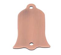 Yosoo Health Gear Couvercle de Tige de Guitare en Métal élégant, Plaque de Remplacement en Plastique avec Vis, Accessoires de Décoration de Motif, Couvertures électriques pour Guitares, Pièces de