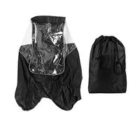 Yosoo Health Gear Couverture de Protection Pluie pour Siège Vélo Arrière Enfants, Arc, Étanche, avec Vue Large