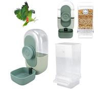 Yosoo Health Gear Dispensateur d'eau de Mangeoire pour Oiseaux, Buveur de Contenant Alimentaire Automatique pour Perroquet Cage de Cage à Pins