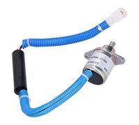 Yosoo Health Gear Électrovanne d'extinction, Solénoïde d'arrêt de Carburant en Alliage 'aluminium 12 V DC 29 A, Maintien 0,35 A, Course de 7 Mm, Structure Simple pour la Réparation 'équipements