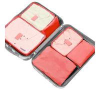 Yosoo Health Gear Ensemble de 7 Trousses de Toilette Imperméables en Polyester, Sac de Rangement de Voyage, Cubes d'emballage Structurés de Grande capacité pour Vêtements, Articles de Toilette,