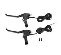 Yosoo Health Gear Ensemble de levier de frein vélo de montagne, 1 paire en alliage d'aluminium universel 2 fils vélo pièces de rechange de levier de frein électrique pour vélo de montagne et