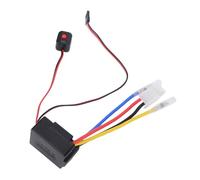Yosoo Health Gear ESC brossé 60A, ESC brossé pour Voiture RC ABS pour LiPo 2 à 3S, Bec 3A 6V, Commande d'accélérateur en Douceur, Protection Basse Tension, pour Bateau-citerne de Camion sur (Black)