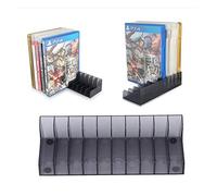Yosoo Health Gear Étagère Ouverte de Support de Stockage de CD DVD de Carte de Jeu, 2pcs Boîte Universelle de Carte de Jeu Organisateur D'étagère de Film pour Blu Ray Boîtiers de Jeu Vidéo CDs VHS
