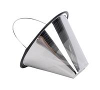 Yosoo Health Gear Filtre à café en Acier Inoxydable, Filtre Conique Réutilisable de Remplacement pour la Série KBGV KBT, Fine en Métal 304 pour une Saveur Riche