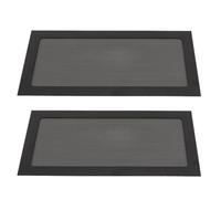 Yosoo Health Gear Filtre Anti-poussière Magnétique pour Ventilateur PC, de Refroidisseur D'ordinateur 120x240mm, Couvercle Anti-poussière en PVC pour Ventilateurs PC 2 Pièces (Black)
