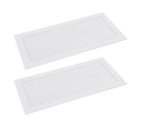 Yosoo Health Gear Filtre Anti-poussière Magnétique pour Ventilateur PC, de Refroidisseur D'ordinateur 120x240mm, Couvercle Anti-poussière en PVC pour Ventilateurs PC 2 Pièces (White)