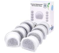 Yosoo Health Gear Filtres à Charbon de Remplacement pour Fontaines à Eau, Compatible avec Drinkwell, pour Chiens et Chats, en Acier Inoxydable