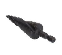 Yosoo Health Gear Foret étagé, Foret étagé HSS à Rainure en Spirale avec Tige Hexagonale de 6,35 Mm, Pointe à 118 Degrés, Retrait des Copeaux à Double Cannelure, pour le Perçage du Métal, Alésage (9