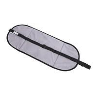 Yosoo Health Gear Hamac de Pied d'avion, Sangle Réglable en Nylon, Repose-pieds, Support Triangulaire Pliable doublé de Peluche pour les Vols de Voyage, Utilisation au Bureau (GRAY)