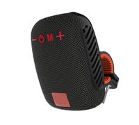 Yosoo Health Gear Haut-Parleur Bluetooth sans Fil, Haut-Parleur Stéréo de Guidon à Vélo Extérieur Portable avec Radio FM, Support de Carte Mémoire, Noir