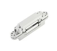 Yosoo Health Gear Hinges de Porte Cachées, 180 Degrés de Porte Pliante à Charnière Invisible de Charnières Invisibles pour les Portes en Bois et Pliantes 40 Kg (SILVER)