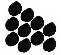 Yosoo Health Gear Housse d'oreille pour Casque, Housse de Coussinet d'oreille en Coton, 5 Paires de Protection Extensible Lavable pour Oreillettes de 9 à 11 Cm, Protection Contre l'huile de Sueur