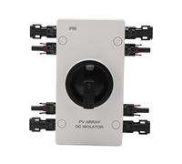 Yosoo Health Gear Interrupteur de Déconnexion Solaire Isolateur PV IP66 étanche DC 1000V 32A pour Système d'alimentation Isolation Photovoltaïque Hors Réseau sur Systèmes RV Bateau Installations