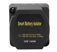 Yosoo Health Gear Kit d'Isolateur de Batterie Double Isolateur de Batterie DC12 V 140 A VSR avec écran LED Mode Manuel Automatique IP68 pour Camion RV ATV UTV SUV Bateau Système de Charge Divisée