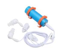 Yosoo Health Gear Lecteur MP3 étanche IPX8, Mémoire 8 Go avec Sangle (Blue) | Coque en alliage d\'aluminium, bouchons d\'oreilles à 3 couches inclus, lecture de musique sous-marine, utilisation de tuba