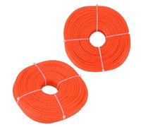 Yosoo Health Gear Ligne de -Bordure en Nylon de 2,4 Mm 120 M, Ligne de d'herbe pour Accessoires de Tondeuse à Gazon - Orange