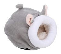 Yosoo Health Gear Lit De Hamster, Panier Accessoires De Lit pour Hamster, Cochon d'Inde, Chinchilla, Furet, Rat, Gerbille, écureuils Animaux De Compagnie Petits Animaux(Gray Baby)