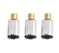 Yosoo Health Gear Lot de 3 moteurs de vibration CC 1,5 V 3 V 6 V 1 000 tr/min M20 Mini micro moteurs vibrants électriques roue rotative excentrique en laiton pour instruments de beauté