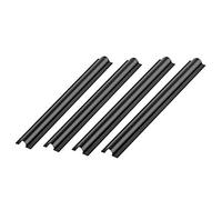 Yosoo Health Gear Lot de 4 Cache-Fils Dissimulés pour Voiture, Organisateur de Câbles, Manchon de Fil Auto-adhésif, Manchon de Ligne Noir 180 X 16 Mm pour Cordon GPS de Caméra de Tableau de Bord