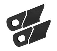 Yosoo Health Gear Lot de 4 Manchons de Protection universels en Silicone pour pédalier de vélo - Résistants à la Chaleur - Accessoire de Cyclisme et élégant - Noir