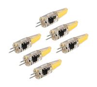 Yosoo Health Gear Lot de 6 Ampoules LED G4, 500 Lm COB 6 W, Lampe Blanche Chaude à économie D'énergie pour éclairage de Plafond, Mur, Table, 120 V, 220 V (Blanc chaud)