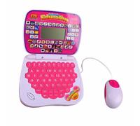 Yosoo Health Gear Machine d'apprentissage Bilingue pour Enfants, Musique éducative Espagnole en Anglais Releading Tacting Abs Plastic avec Une Machine éducative éducative Précoce (Pink)