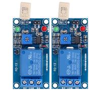 Yosoo Health Gear Module de Commutateur de Relais de Capteur d'humidité PCB DC 5 V Module de Commutateur de Contrôle d'humidité Lot de 2 Capteurs HR202 Seuil Réglable de Charge 10 A pour la