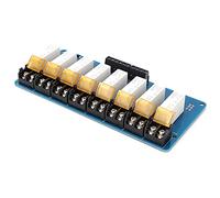 Yosoo Health Gear Module de Relais à 8 Canaux Module de Relais à Semi-conducteurs Type PCB Entrée 3 à 5 V 5 à 220 V Isolation Photoélectrique de Charge A pour les Utilisateurs d'équipements de